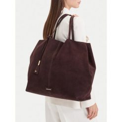 Torebka GINO ROSSI. Brązowe shopper bag Gino Rossi, bez wzorów, bez dodatków. Za 499.99 zł.