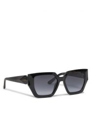 Guess Okulary przeciwsłoneczne GU7896 Czarny. Czarne okulary przeciwsłoneczne Guess, z aplikacjami, z tworzywa sztucznego, plastikowe. Za 499.99 zł.