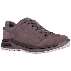Buty trekkingowe damskie Lowa Ascona Lo Gtx. Szare buty trekkingowe Lowa, z materiału, bez zapięcia. Za 852.00 zł.
