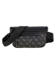 Guess Saszetka w kolorze czarnym - 23 x 12 x 2,5 cm rozmiar: onesize. Czarne nerki i saszetki Guess, z aplikacjami, z materiału, sportowe, bez dodatków. Za 239.99 zł.