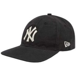 Czapka Z Daszkiem 9Fifty New York Yankees Stretch. Czarne czapki z daszkiem New Era, bez wzorów, sportowe. Za 211.99 zł.