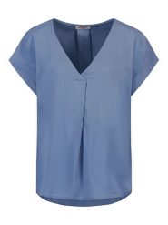 Sublevel Bluzka w kolorze niebieskim rozmiar: XXL. Niebieskie bluzki Sublevel, s, bez wzorów, z wiskozy, klasyczne, bez kołnierzyka, bez ramiączek. Za 74.63 zł.