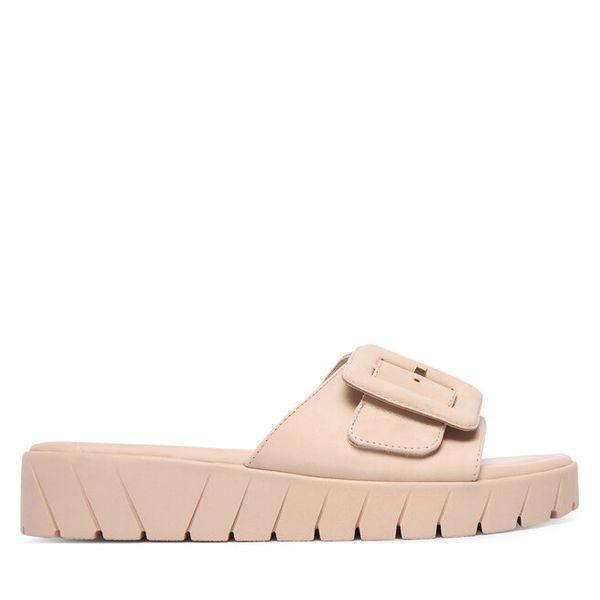 Klapki Tamaris. Białe klapki Tamaris, bez wzorów, bez obcasa, bez zapięcia. Za 299.99 zł.