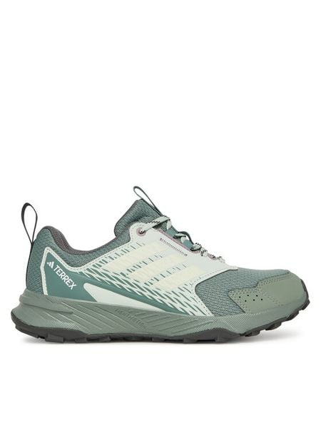Adidas Trekkingi Tracefinder JI4289 Zielony. Zielone buty trekkingowe adidas, bez wzorów, z materiału, bez zapięcia, trekkingowe. Za 298.99 zł.