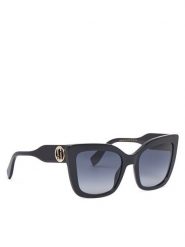 Marc Jacobs Okulary przeciwsłoneczne 811/S Czarny. Czarne okulary przeciwsłoneczne Marc Jacobs, bez wzorów, z tworzywa sztucznego, plastikowe. Za 609.99 zł.