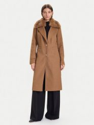 Guess Płaszcz wełniany W5BL19 W2642 Brązowy Regular Fit. Brązowe płaszcze Guess, na zimę, m, z aplikacjami, z syntetyku, bez kaptura. Za 659.99 zł.