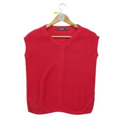 Second life - Kobaltowy sweter dla kobiet - Stan dobry. Czerwone swetry Ralph Lauren, bez wzorów, sportowe, bez ramiączek. Za 85.16 zł.