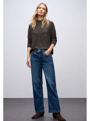 Street One Sweter w kolorze brązowym rozmiar: 34. Brązowe swetry Street One, s, bez wzorów, z wiskozy, klasyczne, bez ramiączek. Za 100.75 zł.