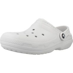 Buty CROCS CLASSIC LINED CLOG Szary. Szare buty treningowe Crocs, bez wzorów, z materiału, bez zapięcia, na jogę i pilates. Za 282.99 zł.