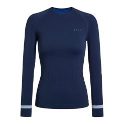 Damska koszulka z długim rękawem Falke Warm. Niebieskie t-shirty sportowe Falke, bez wzorów, bez ramiączek. Za 303.00 zł.