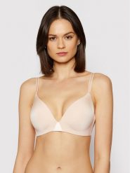 Chantelle Biustonosz bezszwowy Absolute Invisible Ohne Bugel C15G80 Beżowy. Brązowe biustonosze Chantelle, bez wzorów, z syntetyku. Za 229.99 zł.