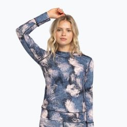 Longsleeve termoaktywny damski ROXY Daybreak Brushed Top. Niebieskie bielizna termoaktywna damska Roxy, bez wzorów, bez ramiączek, snowboardowy. Za 189.99 zł.