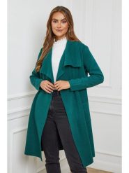 Soft Cashmere Kardigan w kolorze zielonym rozmiar: 34/36. Zielone swetry Soft Cashmere, bez wzorów, z kaszmiru, klasyczne, bez ramiączek. Za 135.49 zł.