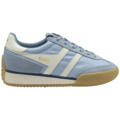 Damskie zamszowe buty sportowe Gola Pacer. Białe buty treningowe Gola, bez wzorów, z nylonu, bez zapięcia. Za 445.50 zł.