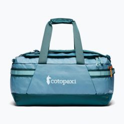 Torba podróżna Cotopaxi Allpa Duffel. Niebieskie torby podróżne Cotopaxi, bez wzorów. Za 839.99 zł.