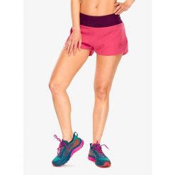 Spodenki do biegania damskie La Sportiva Freccia Short. Czerwone szorty La Sportiva, bez wzorów. Za 209.99 zł.