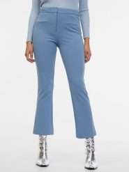 Orsay Spodnie w kolorze błękitnym rozmiar: 36. Niebieskie spodnie materiałowe Orsay, bez wzorów, z materiału. Za 52.30 zł.