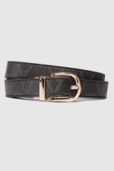 VALENTINO Czarny dwustronny pasek damski, Rozmiar L. Czarne paski Valentino by Mario Valentino, bez wzorów. W wyprzedaży za 169.99 zł.
