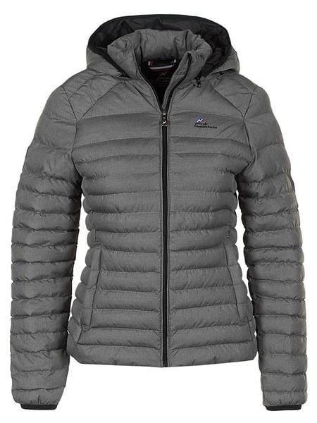 Peak Mountain Kurtka pikowana "Acenza" w kolorze szarym rozmiar: S. Szare kurtki Peak Mountain, s, bez wzorów, bez kaptura. Za 154.07 zł.