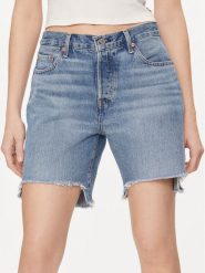 Levi's® Szorty jeansowe 501® 90's A1962-0020 Niebieski Loose Fit. Niebieskie szorty bez wzorów, z bawełny. Za 199.99 zł.