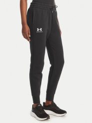 Under Armour Spodnie dresowe UA Icon Fleece 6001537 Czarny Slim Fit. Czarne spodnie sportowe Under Armour, bez wzorów, z bawełny. Za 249.99 zł.