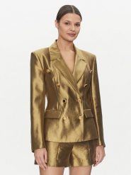 Marciano Guess Marynarka 5GGN20 7312A Złoty Regular Fit. Żółte marynarki i żakiety Marciano Guess, z aplikacjami, z wiskozy, bez ramiączek. Za 1,129.00 zł.