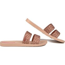 Klapki basenowe damskie Ipanema Renda II Fem. Brązowe klapki Ipanema, bez wzorów, bez obcasa, bez zapięcia. Za 128.70 zł.