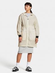 Didriksons Parka "Athena" w kolorze kremowym rozmiar: 36/38. Brązowe płaszcze Didriksons, bez wzorów, bez kaptura. Za 132.05 zł.