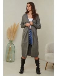 Joséfine Kardigan "Heviz" w kolorze khaki rozmiar: S. Brązowe swetry Joséfine, s, bez wzorów, z kaszmiru, bez ramiączek. Za 208.99 zł.