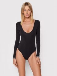 Stella McCartney Body Ivy Chatting S6F010780.00112 Czarny. Czarne body i gorsety Stella McCartney, bez wzorów, z bawełny, bez ramiączek. Za 449.99 zł.