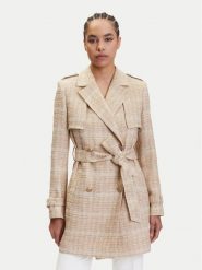 GUESS BY MARCIANO Płaszcz przejściowy 5YGL00 7302A Beżowy Regular Fit. Brązowe płaszcze Guess By Marciano, z aplikacjami, z bawełny, bez kaptura. Za 1,989.00 zł.