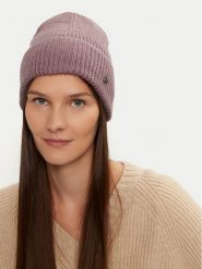 Calvin Klein Czapka Chunky K60K612873 Fioletowy. Fioletowe czapki zimowe Calvin Klein, bez wzorów, z materiału. Za 219.99 zł.