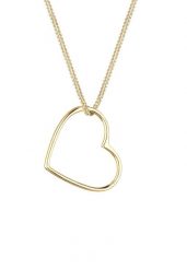 Elli Damski wisiorek Serce Basic wykonany ze srebra próby 925 Sterling Silver Naszyjniki 1 ct. Szare naszyjniki Elli, z materiału, srebrne. Za 293.99 zł.