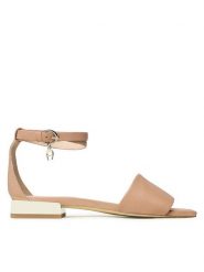 Aigner Sandały Fashion Saskia 6A 1231300 Brązowy. Brązowe sandały Aigner, bez wzorów, ze skóry, bez obcasa, na płaskiej podeszwie, bez zapięcia. Za 929.99 zł.