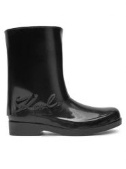 KARL LAGERFELD Kalosze Kalosh KL47064S Czarny. Czarne kalosze KARL LAGERFELD, bez wzorów, z gumy, bez zapięcia. Za 529.99 zł.