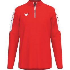 Erima Intro Training Top Red - treningowa bluza z nadrukiem Erima Wings. Czerwone bluzy 55PROTEC, l, bez wzorów, z materiału, bez ramiączek, bez kaptura. Za 197.00 zł.