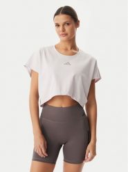 Adidas T-Shirt Power Workout KE8052 Fioletowy Loose Fit. Fioletowe t-shirty sportowe adidas, xl, bez wzorów, z bawełny, bez ramiączek, na fitness i siłownię. Za 219.99 zł.