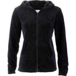 Bluza z polaru z kapturem bonprix czarny. Bluzy z kapturem bonprix. Za 49.99 zł.