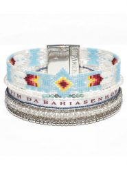 HIPANEMA Posrebrzana bransoletka "Maldives" rozmiar: onesize. Niebieskie bransoletki HIPANEMA, posrebrzane. Za 59.95 zł.