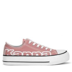 Trampki Kappa. Czerwone trampki Kappa, bez wzorów, bez zapięcia. Za 99.99 zł.