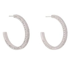 Kolczyki Guess. Szare kolczyki Guess, srebrne. Za 349.99 zł.