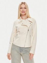 S.Oliver Kurtka z imitacji skóry 2141140 Écru Regular Fit. Kurtki S.Oliver, s, bez wzorów, ze skóry, bez kaptura. Za 259.99 zł.