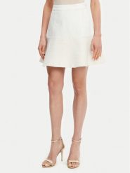 Guess Spódnica mini W5GD87 WH610 Écru Regular Fit. Spódnice Guess, m, z aplikacjami, z bawełny, mini. Za 309.99 zł.