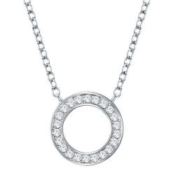 Rafaela Donata Lańcuszek z kryształkami Swaro srebro wysokiej próby zdobiony kryształkami Swarovski® srebrny Naszyjniki 1 ct Damski. Szare łańcuszki Rafaela Donata, z materiału, srebrne. Za 479.99 zł.