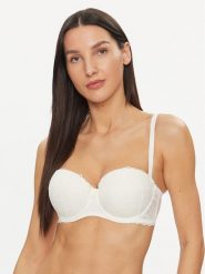Selmark Biustonosz push-up Penelope 31026B Biały. Białe biustonosze Selmark, bez wzorów, z syntetyku. Za 169.99 zł.