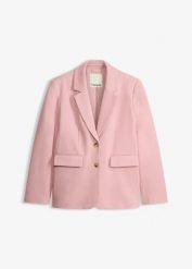 Żakiet jednorzędowy ze stretchem. Czerwone marynarki i żakiety bonprix, bez wzorów, eleganckie, bez ramiączek. Za 219.99 zł.