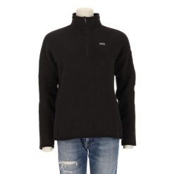 Second life - Kobiecy sweter polarowy z kapturem - Jak nowy. Czarne swetry Patagonia, na zimę, l, bez wzorów, z materiału, eleganckie, bez ramiączek. Za 255.56 zł.