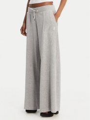 Juicy Couture Spodnie dresowe Yuka JCBBJ225803 Szary Wide Leg. Szare spodnie sportowe Juicy Couture, bez wzorów, z bawełny. Za 399.99 zł.