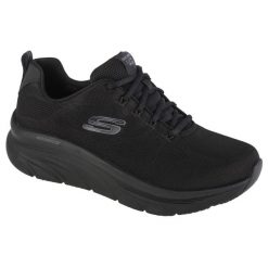 Buty Kobieta Skechers D' Lux Walker Get Oasis czarny. Czarne buty do biegania Skechers, bez wzorów, z materiału, bez zapięcia, do biegania, skechers sport. Za 469.99 zł.
