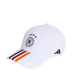 Czapka Niemcy Football. Białe czapki z daszkiem adidas, bez wzorów, z materiału, sportowe. Za 129.00 zł.